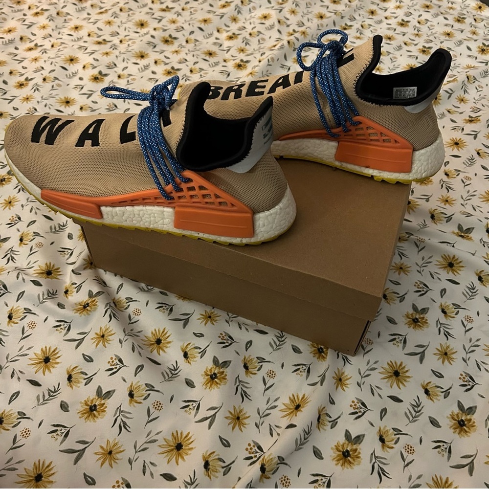 Adidas NMD Trail x Pharrell Human Race 2017 Hiking Shoes Breath Walk Size 11 - Picture 4 of 10